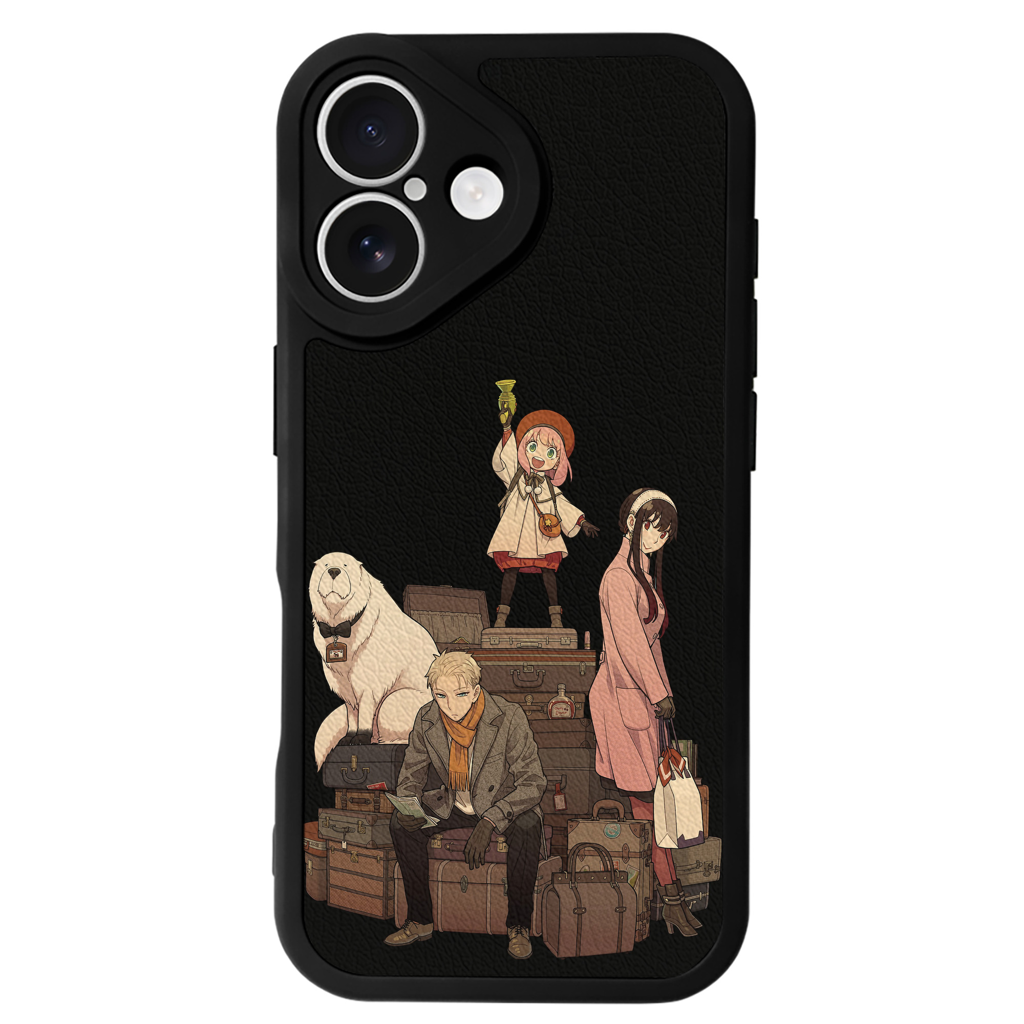 （画像用） SPY×FAMILY间谍家家酒 【iPhone 16シリーズ対応】シリコンスマホケース（レザー調） 材質：シリコン